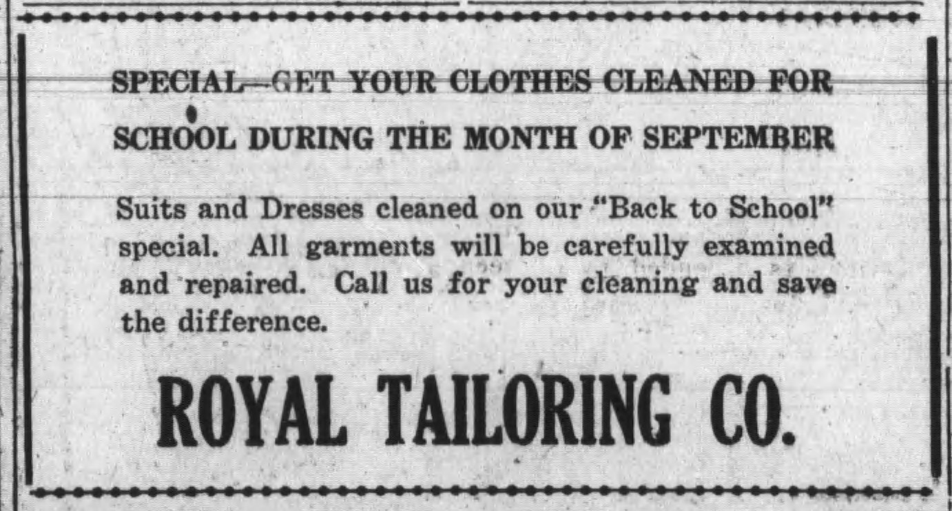 Advertisement, The Carolina Times, November 9, 1940