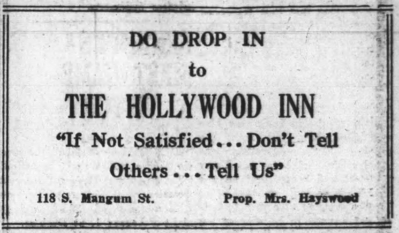 Advertisement, The Carolina Times, February 15, 1941