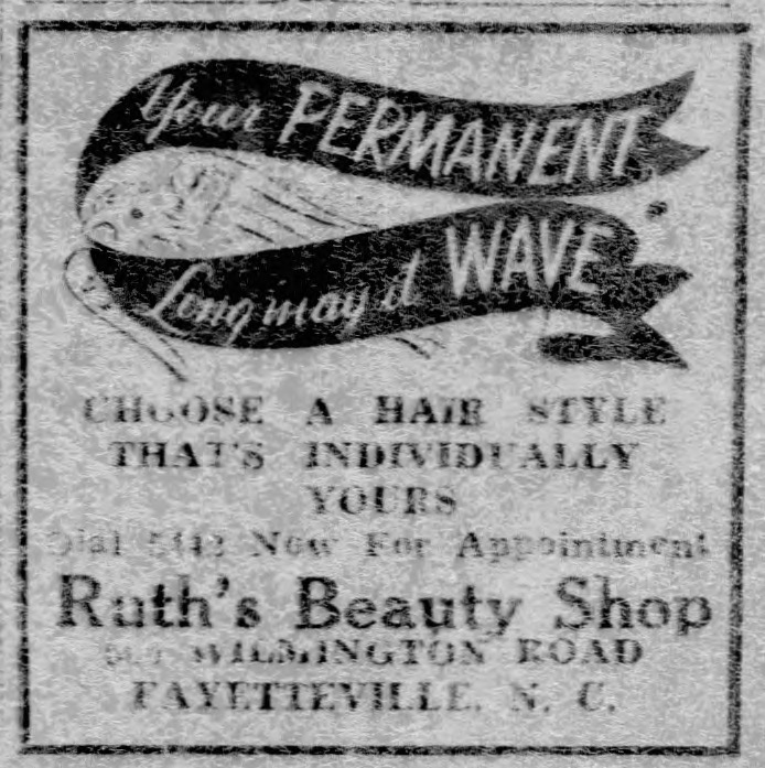 Advertisement, The Carolinian, October 1, 1949
