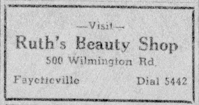 Advertisement, The Carolinian, April 9, 1949