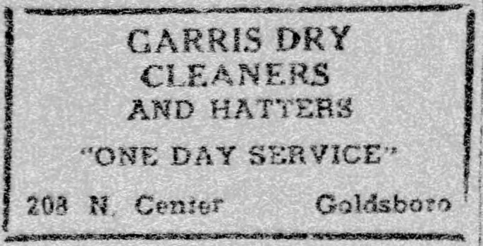 Advertisement, The Carolinian, January 14, 1950