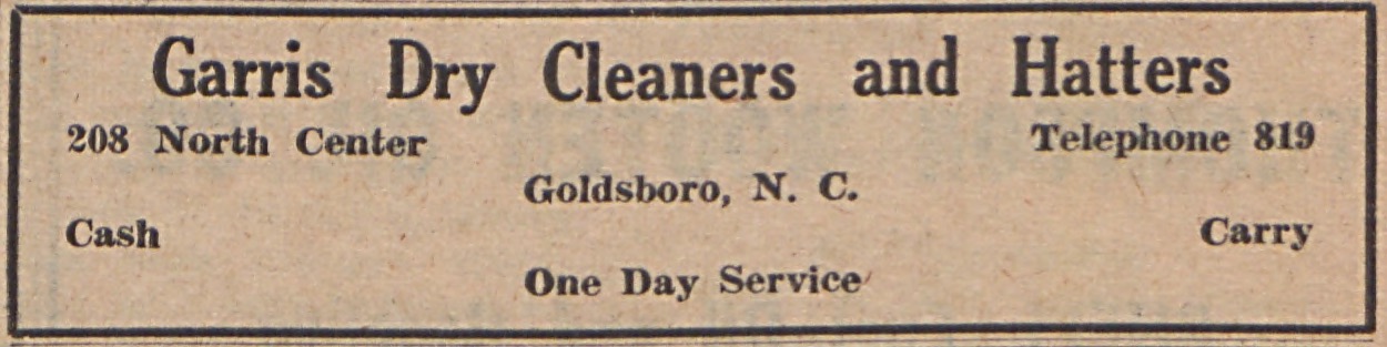 Advertisement, Goldsboro Hi News (Goldsboro High School Student Newspaper), January 21, 1949