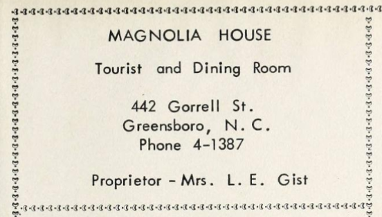 Advertisement, 1951 Palmerite Yearbook (Palmer Memorial Institute)