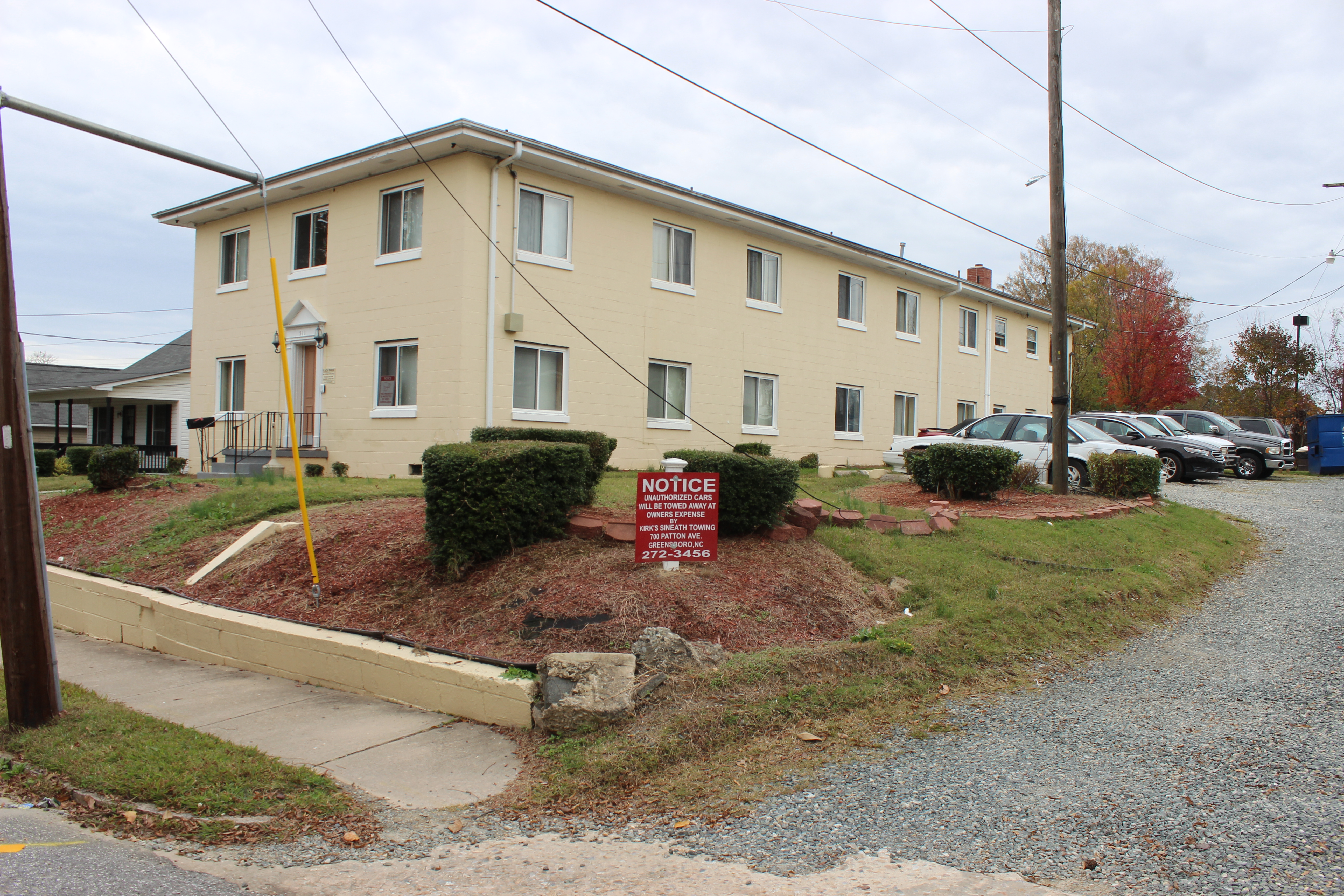 Former site of Plaza Manor Hotel