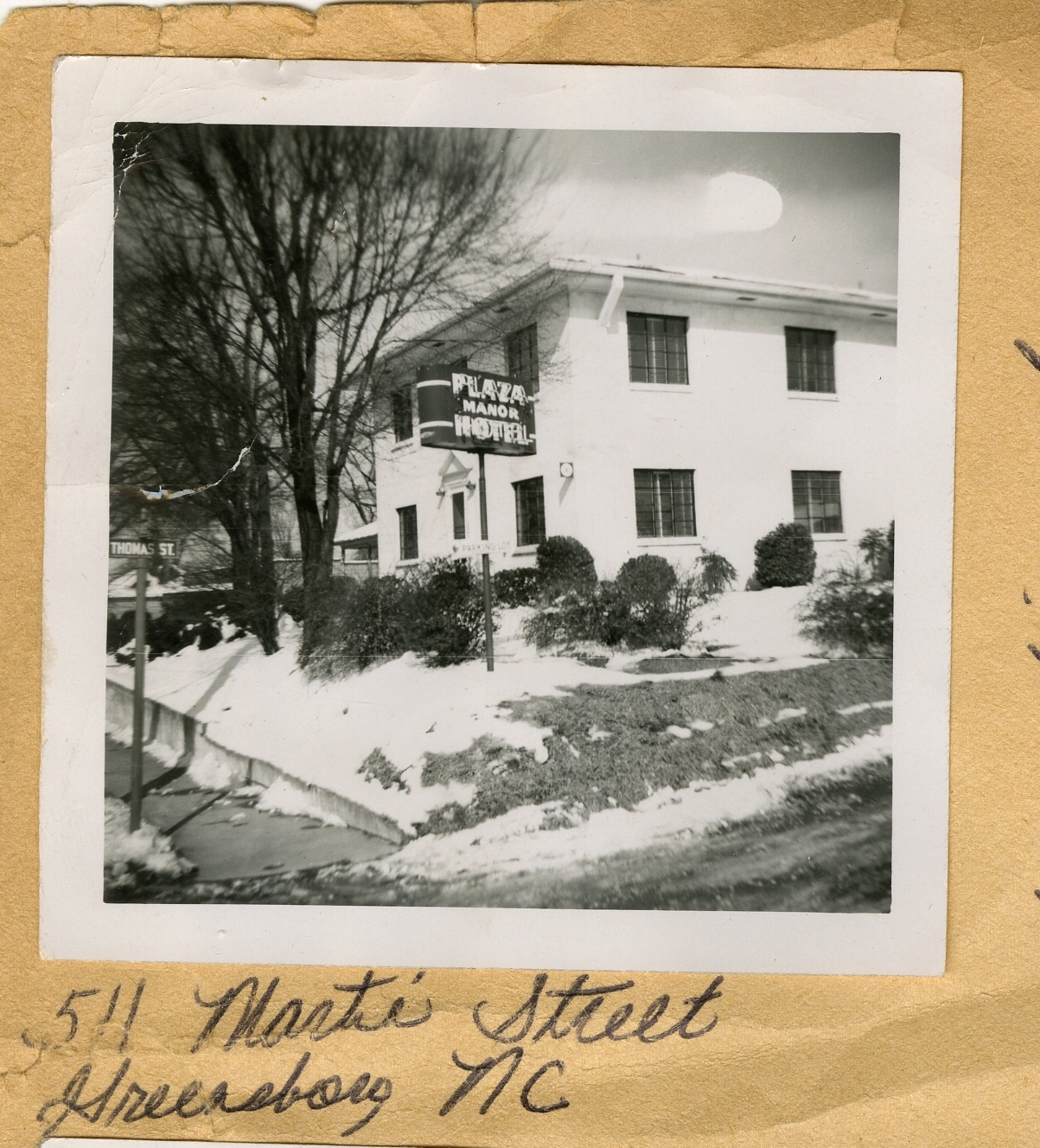 Plaza Manor Hotel, undated