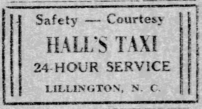 Advertisement, The Carolinian, October 8, 1949