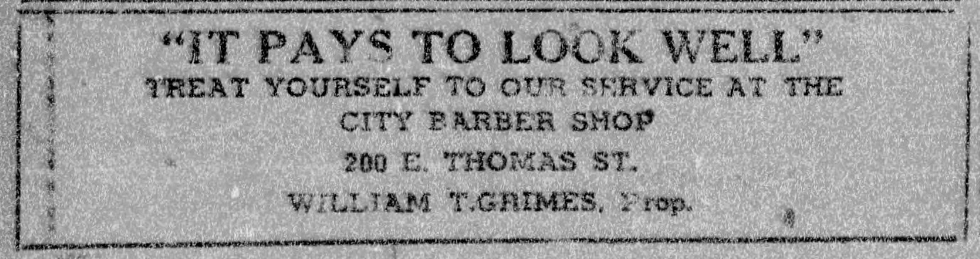 Advertisement, The Carolinian, June 12, 1948