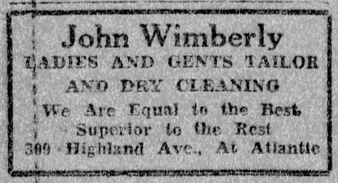 Advertisement, The Carolinian, February 12, 1949