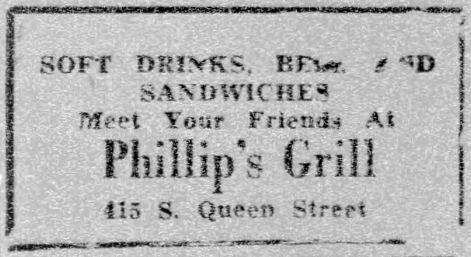 Advertisement, The Carolinian, December 02, 1950