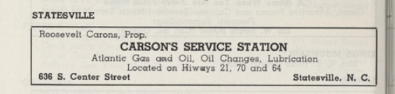 Advertisement, 1961 Green Book