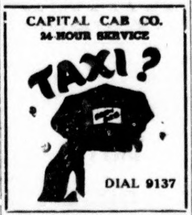 Advertisement, The Carolinian, October 6, 1945