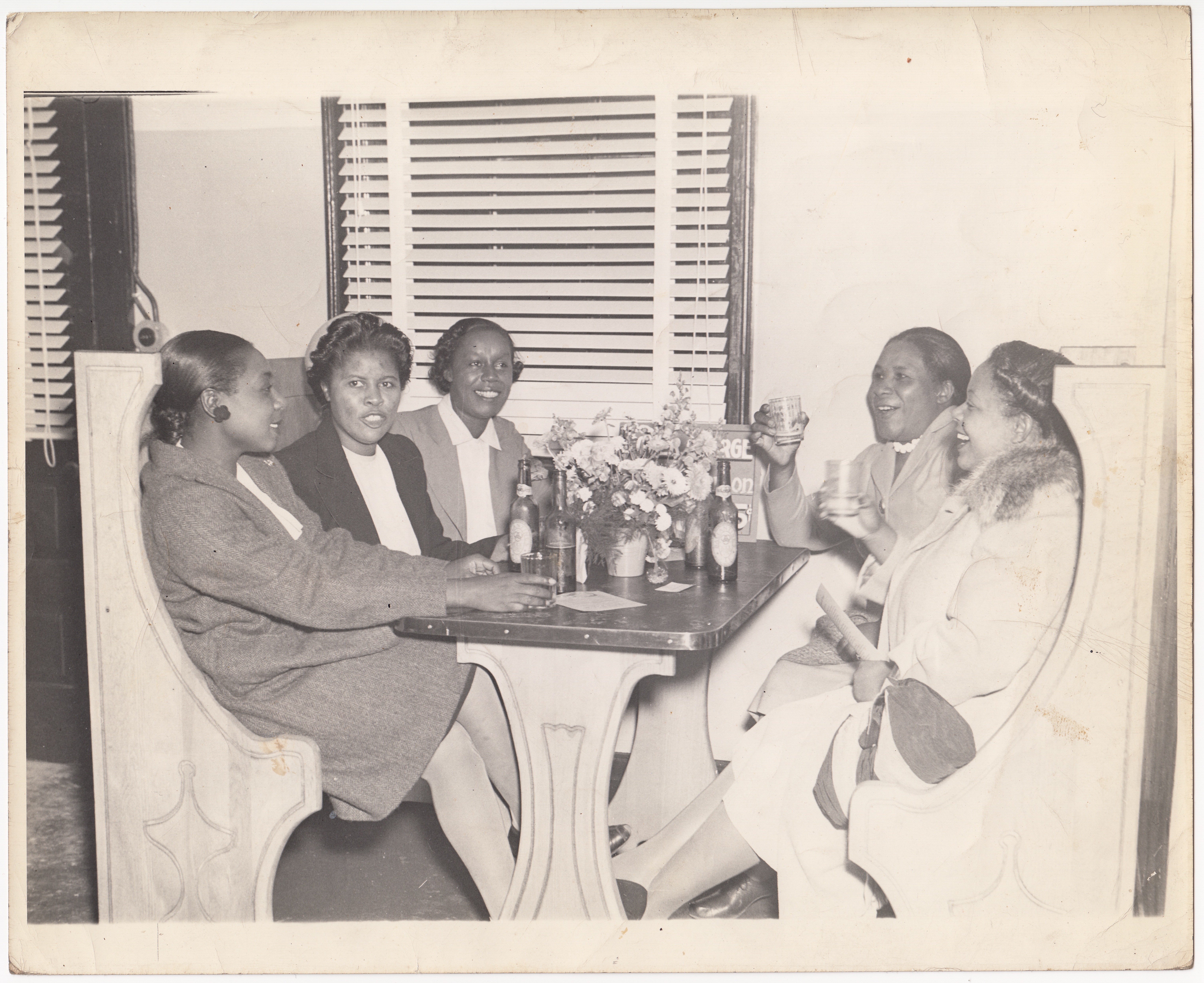 Patrons at grand opening, 1944