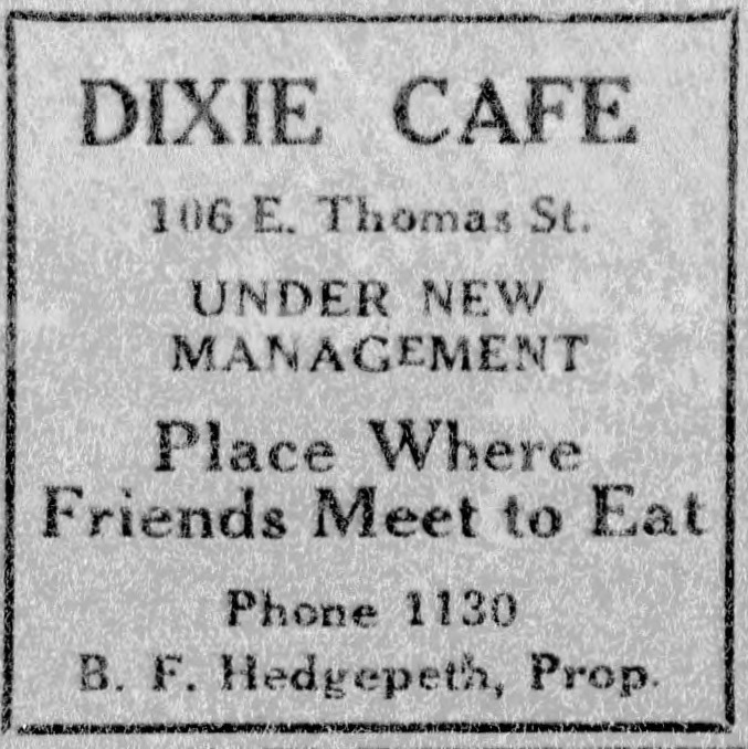 Advertisement, The Carolinian, May 14, 1949