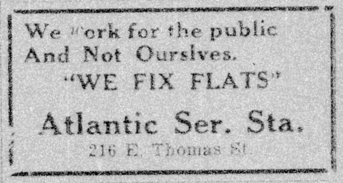 Advertisement, The Carolinian, April 15, 1950