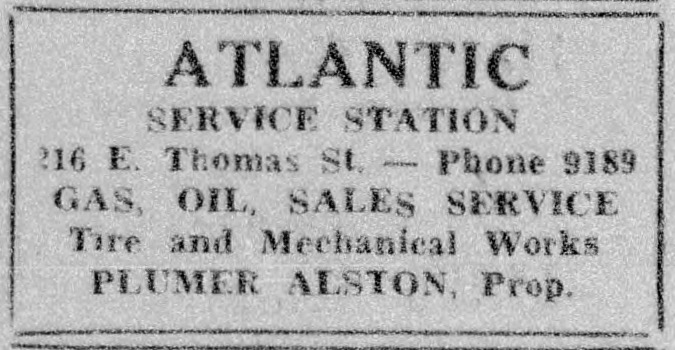 Advertisement, The Carolinian, July 31, 1948