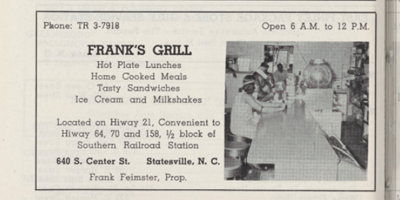 Advertisement, 1961 Green Book