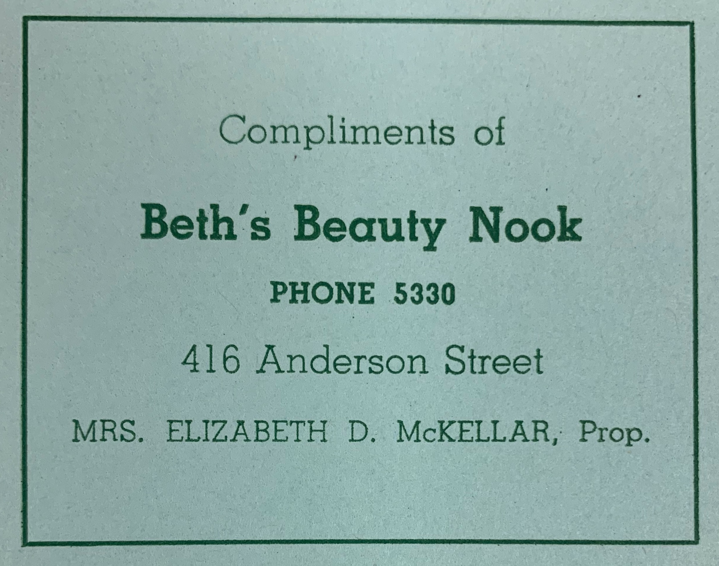 Advertisement, AKA Fashionetta Program, 1949