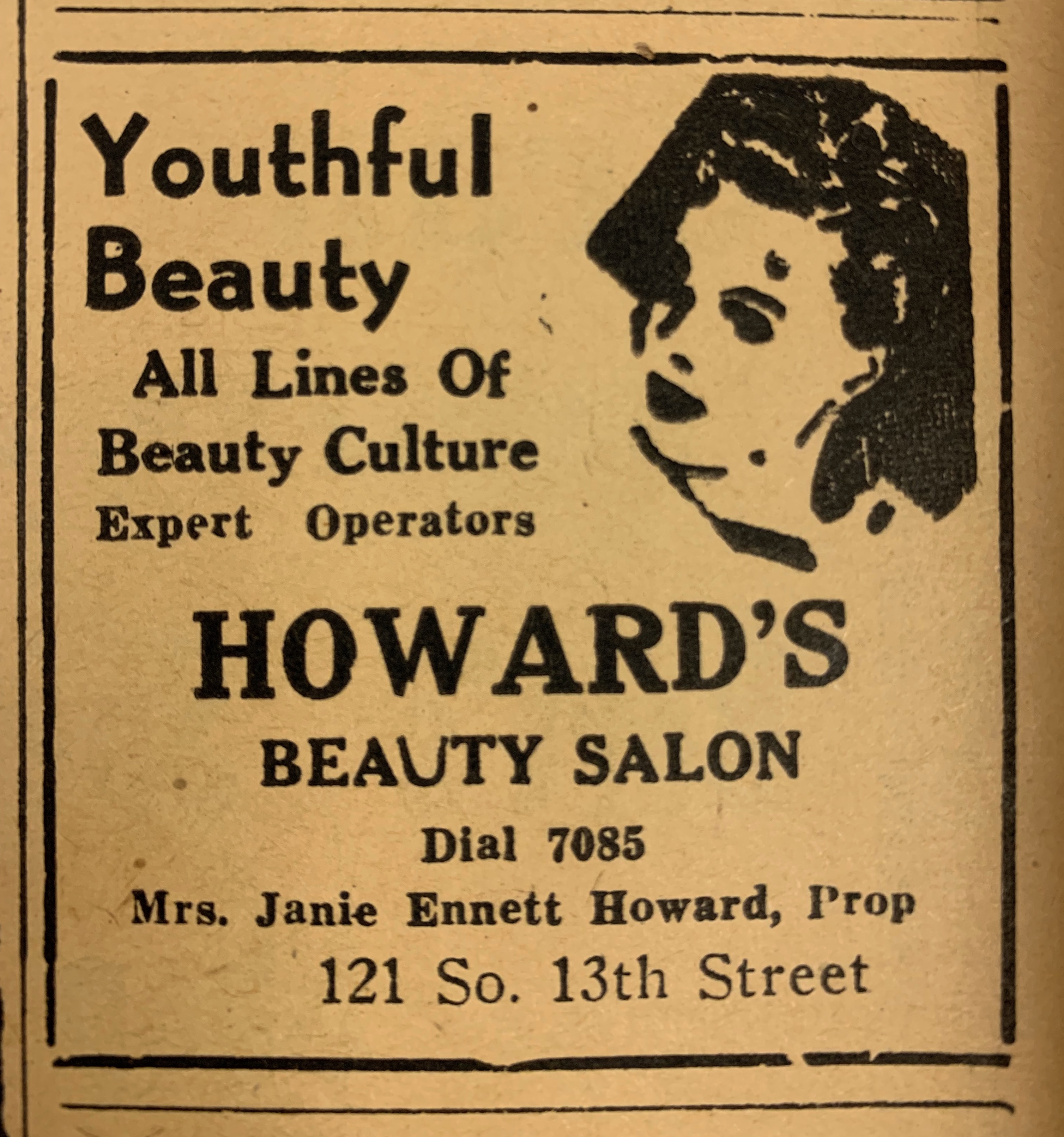 Advertisement, Cape Fear Journal, 1942