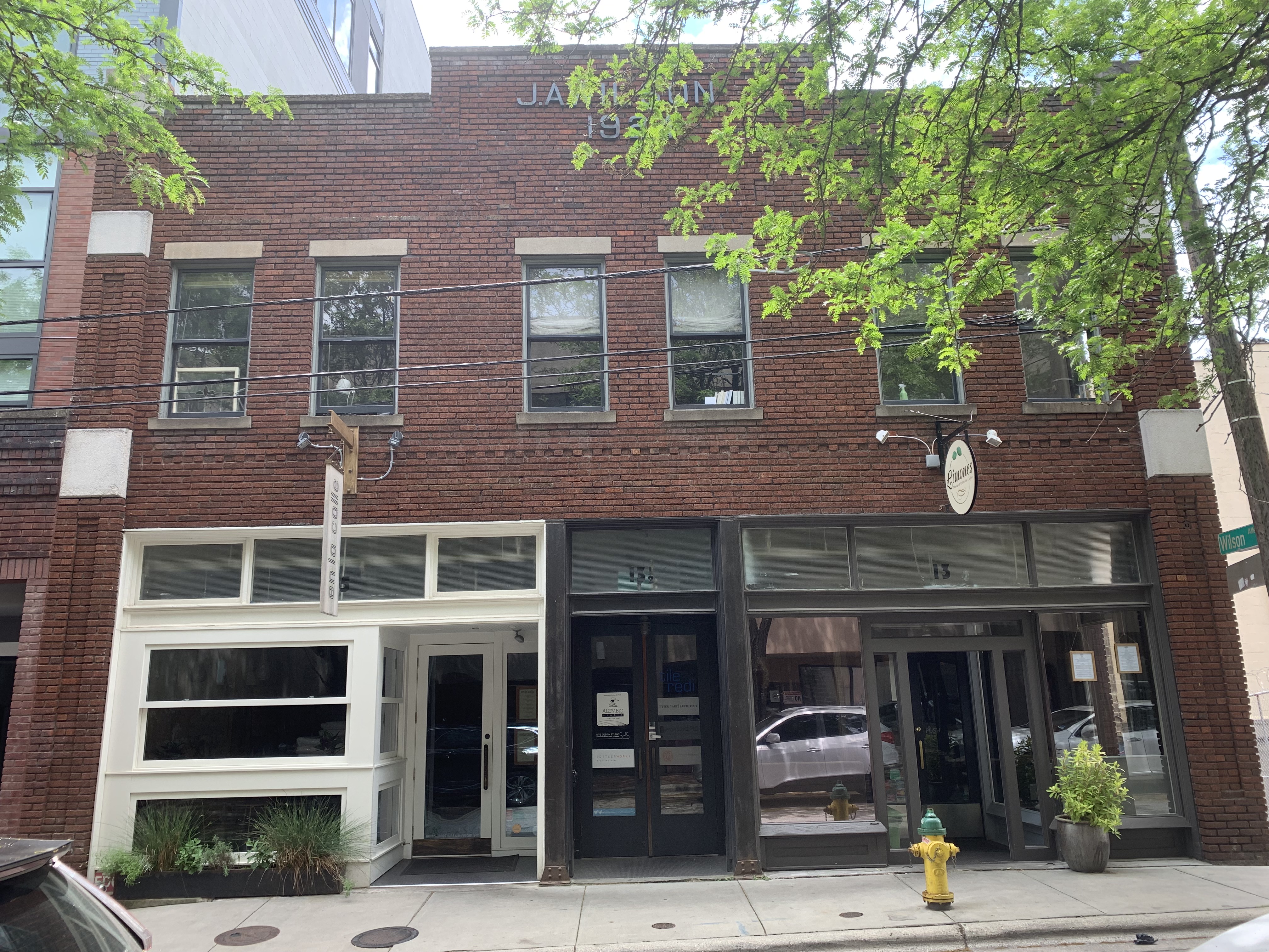 Former site of Wilson's Barber Shop