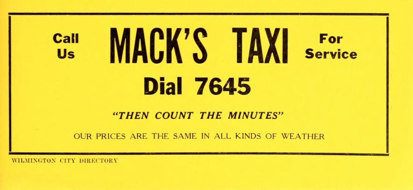 Advertisement, 1952 Wilmington City Directory
