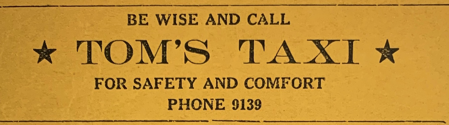 Advertisement, Omega Psi Phi Annual Sixth District Conference Program, 1938