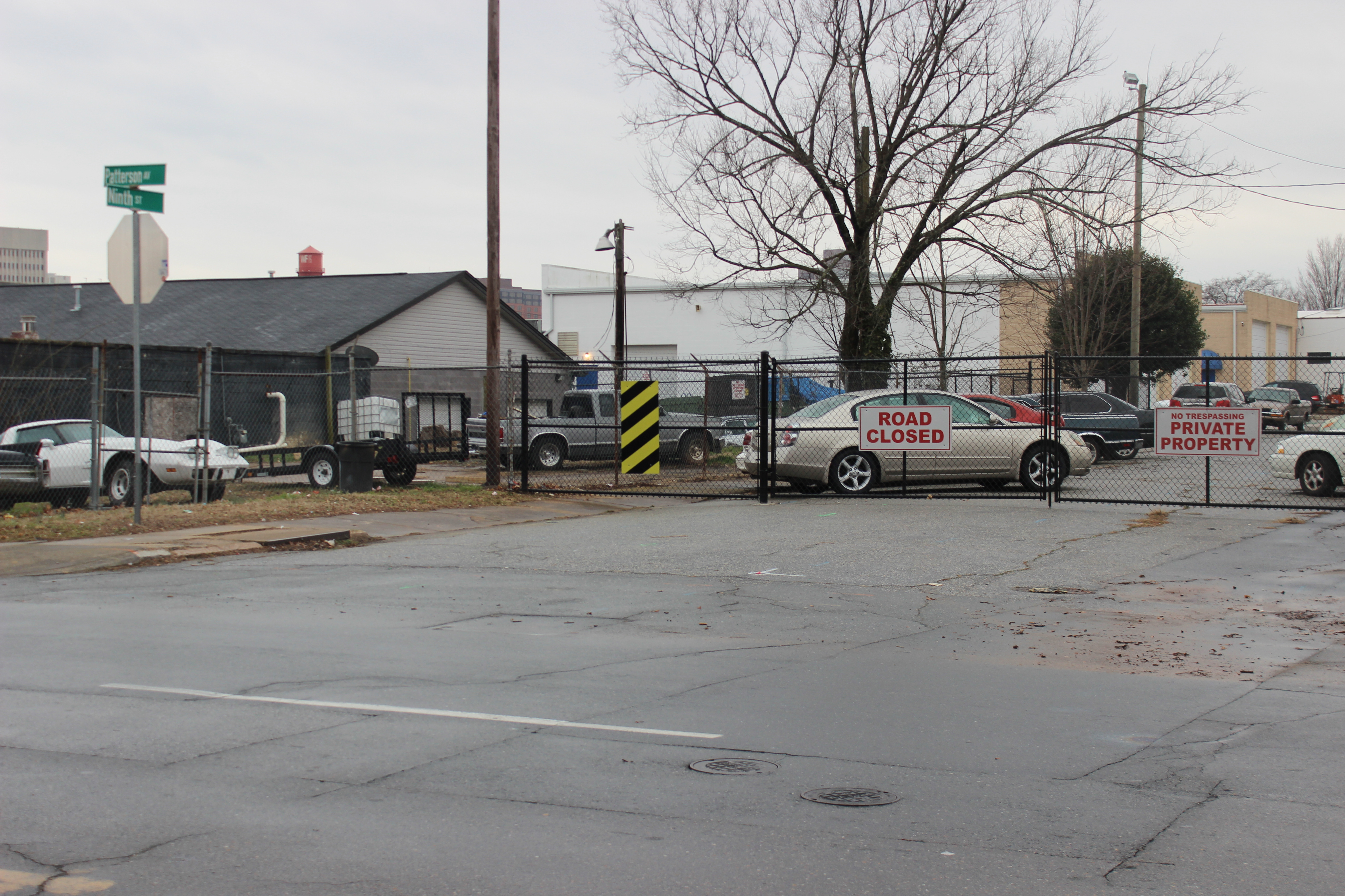 Former site of Mrs. H. L. Christian