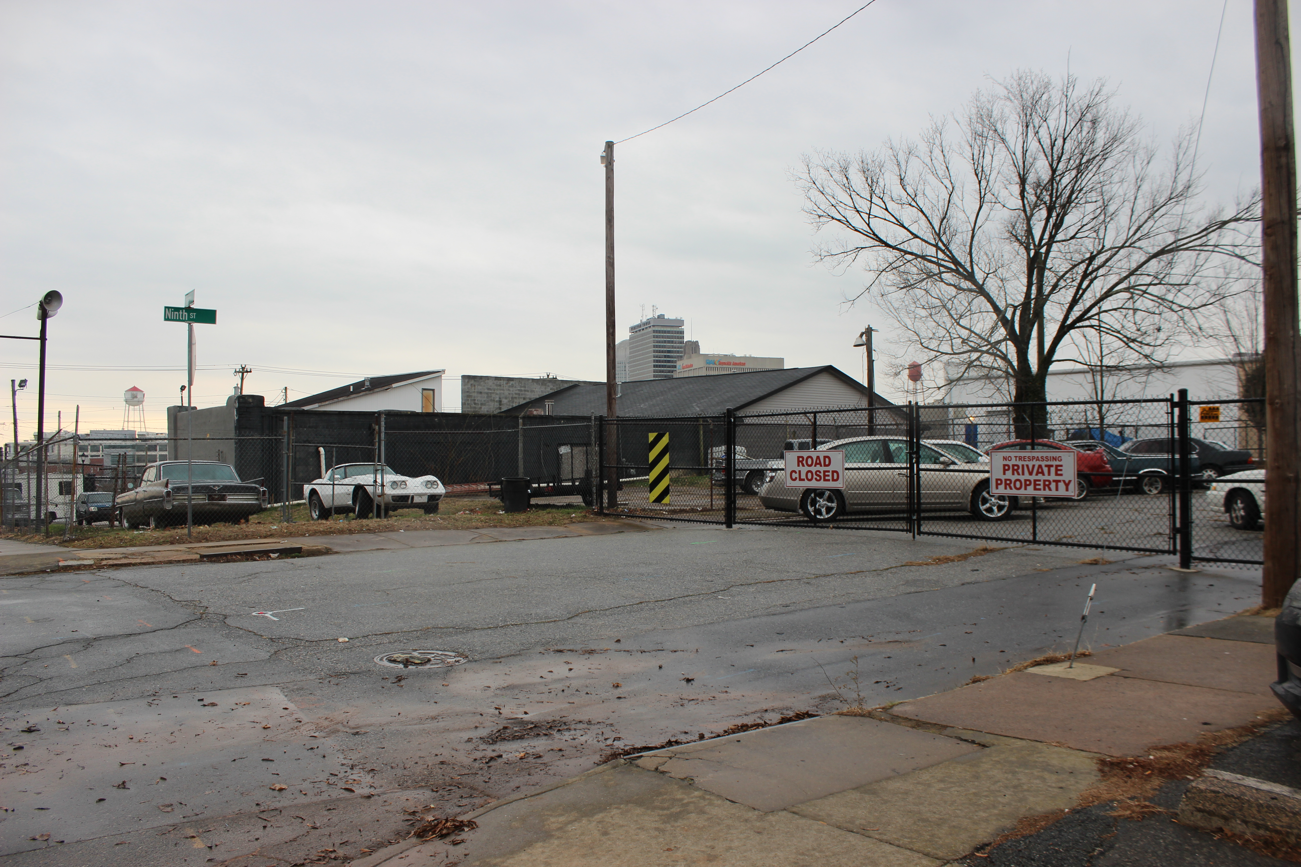 Former site of Mrs. H. L. Christian