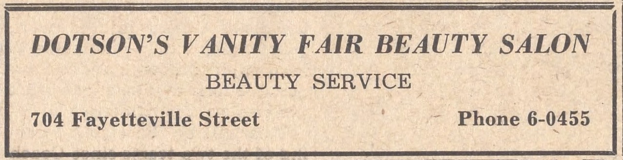 Advertisement, The Campus Echo, October 29, 1955