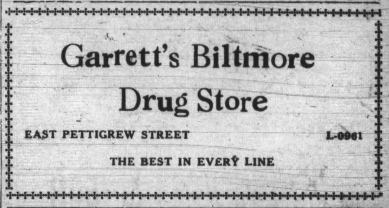 Advertisement, The Carolina Times, August 3, 1940