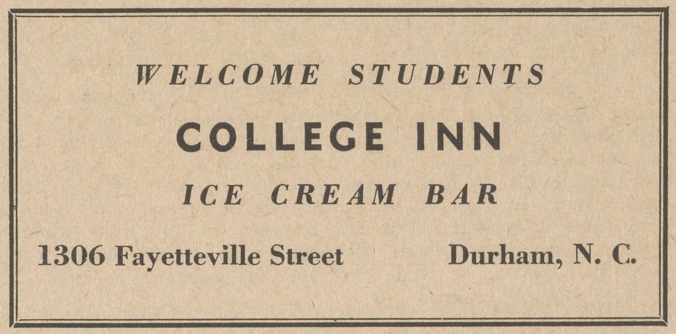 Advertisement, The Campus Echo, September 28, 1964