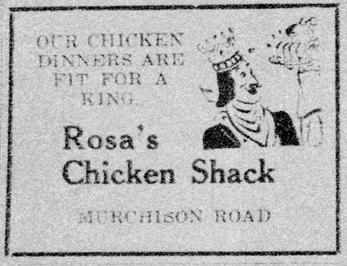 Advertisement, The Carolinian, January 21, 1950