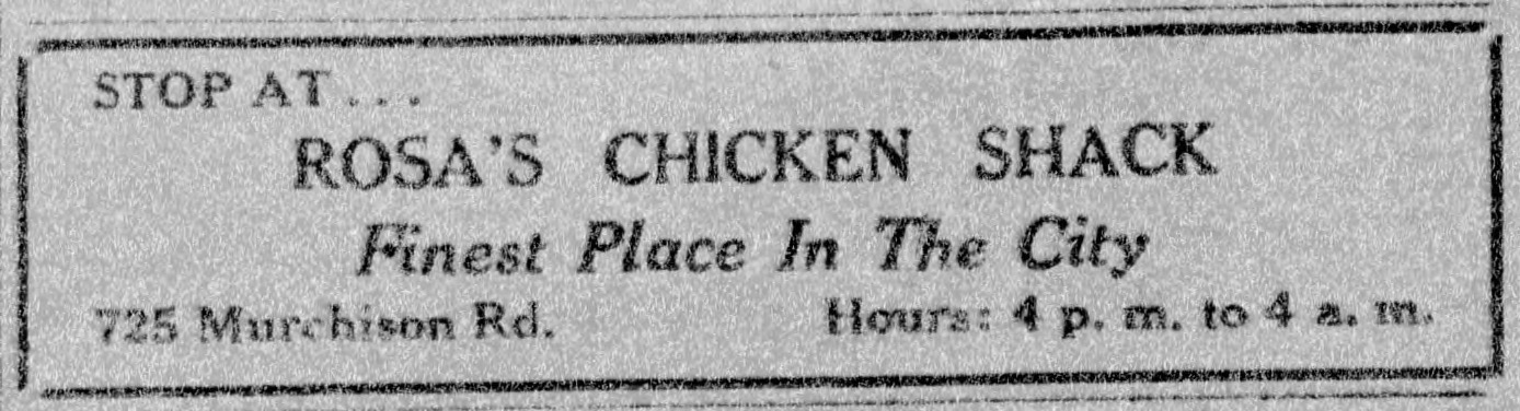 Advertisement, The Carolinian, January 22, 1949