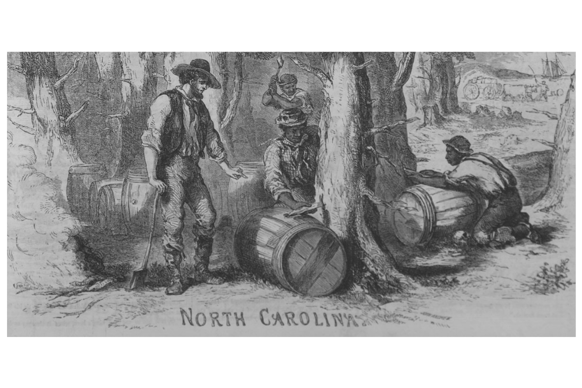 Image of Enslaved collecting turpentine
