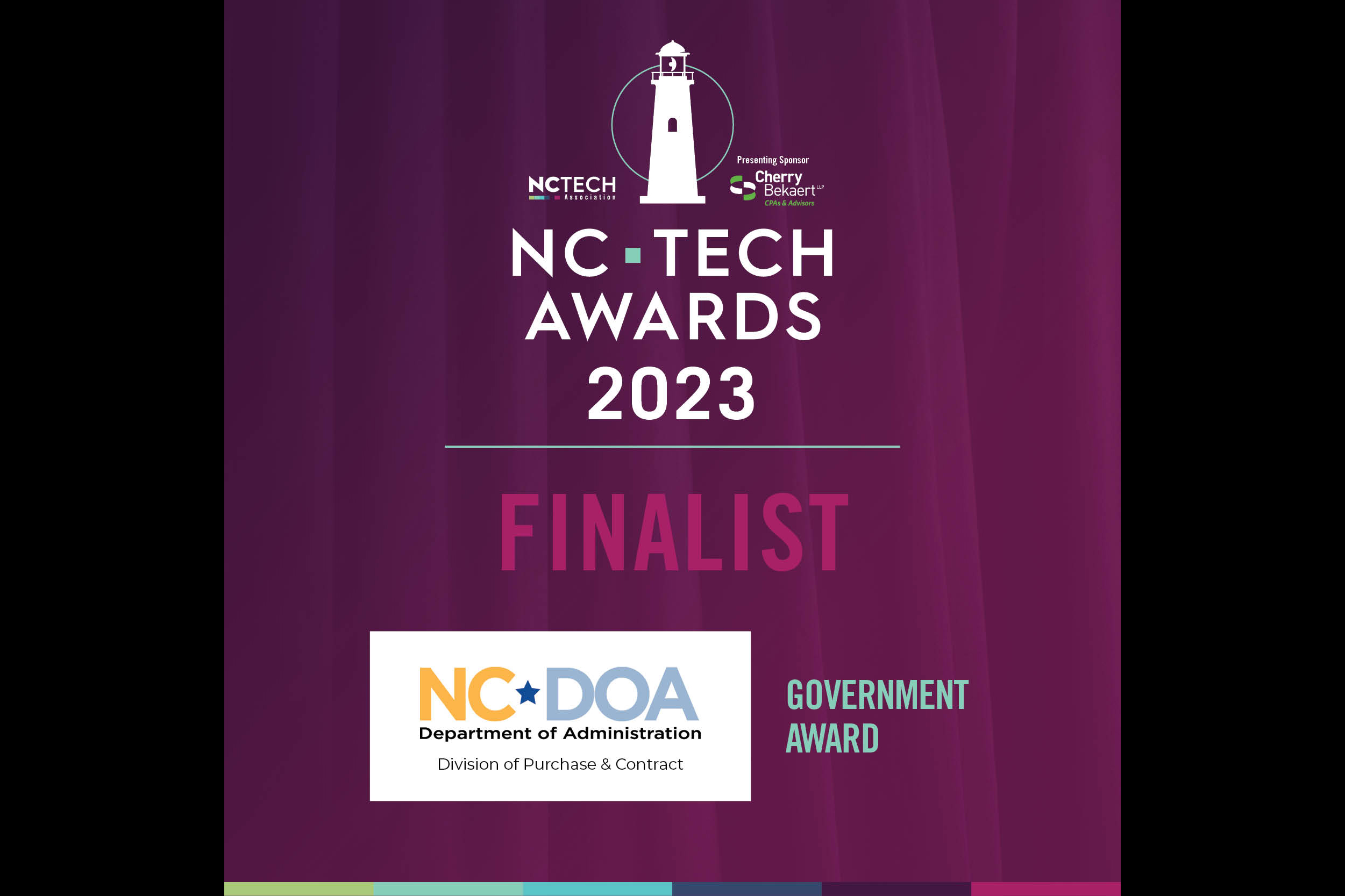 NC Department of Administration Selected as Finalist for 2023 NC TECH