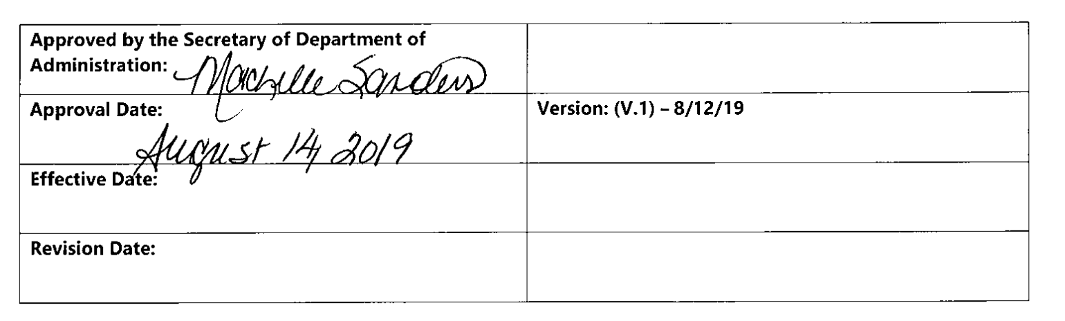 Approval sign-off box with handwritten signature of Machelle Sanders