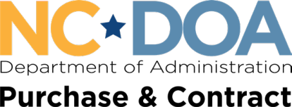 Department of Administration Purchase & Contract logo text