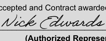 Signature of Nick Edwards