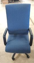 Rolling Blue Office Chair 