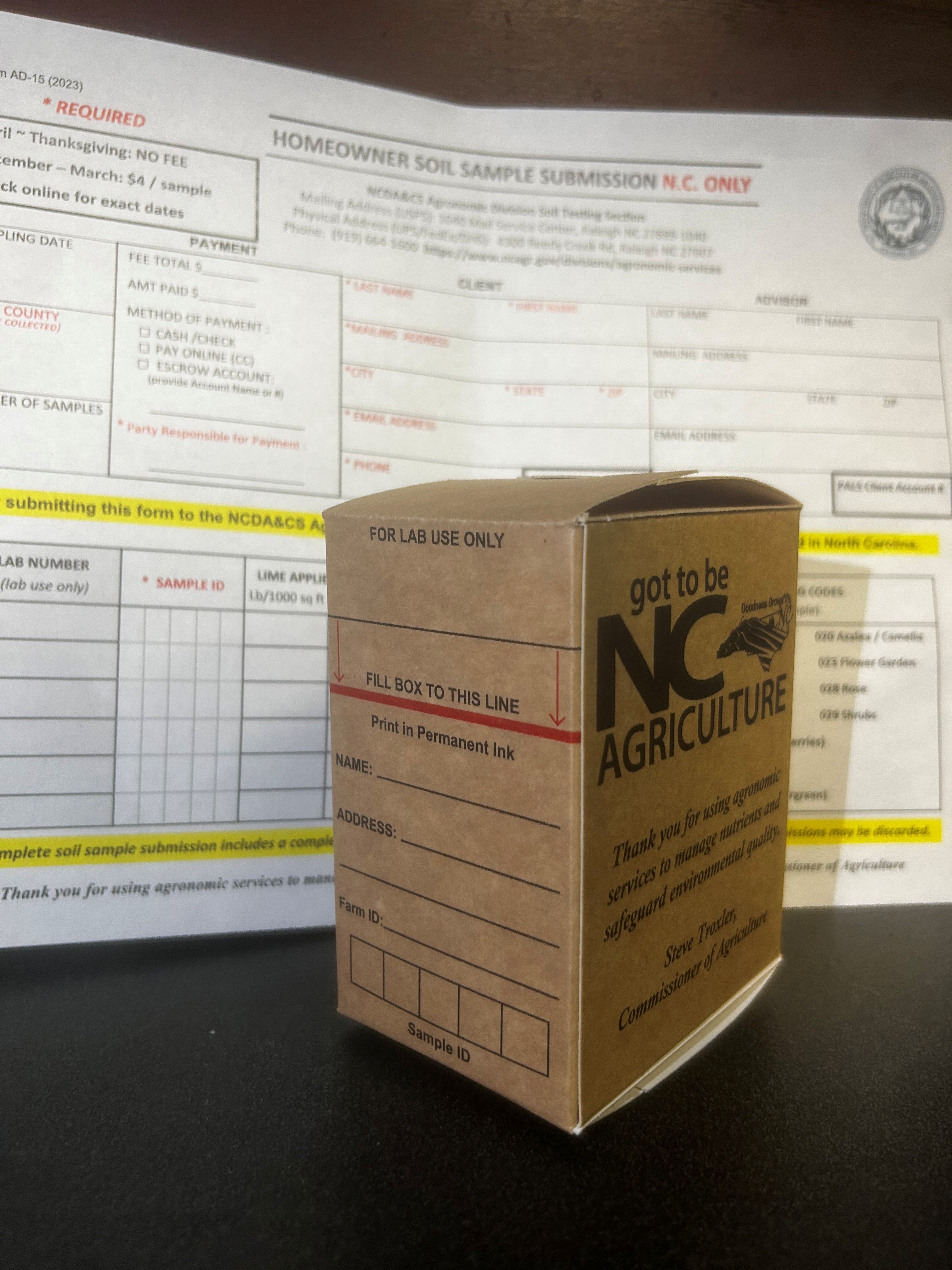Submit soil samples by Nov. 30 to avoid peak-season fees