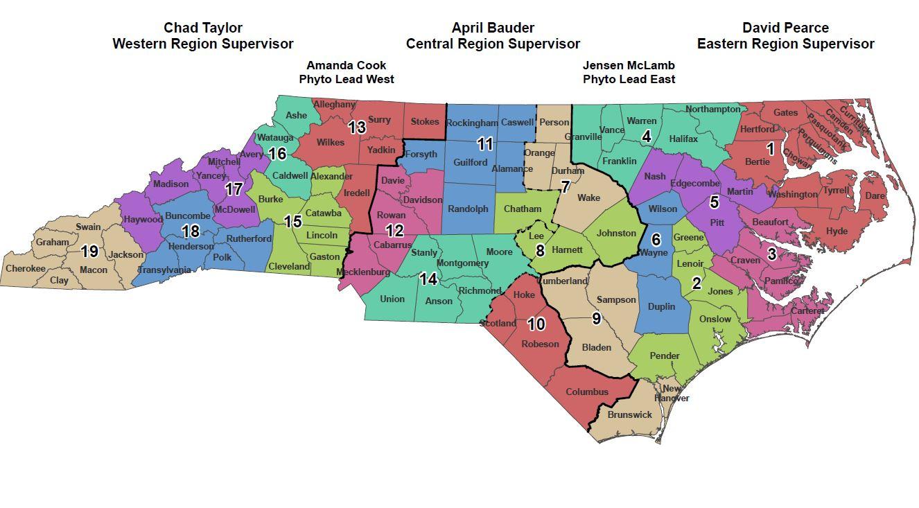 Plant Industry Plant Protection Field Services NC Agriculture