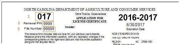 Weighmaster Renewal Example