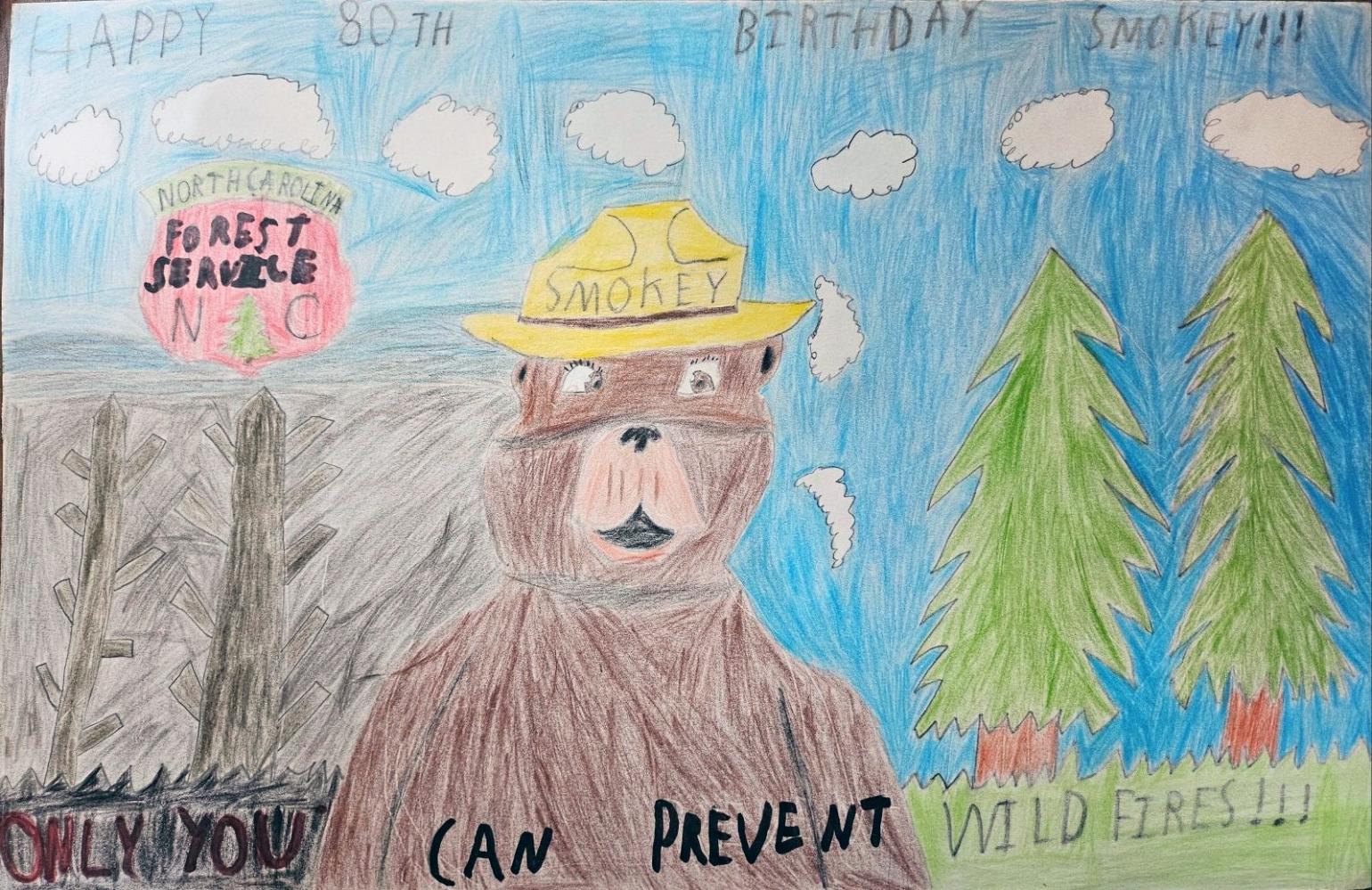 Poster artwork created by Amari from Cape Fear Middle School