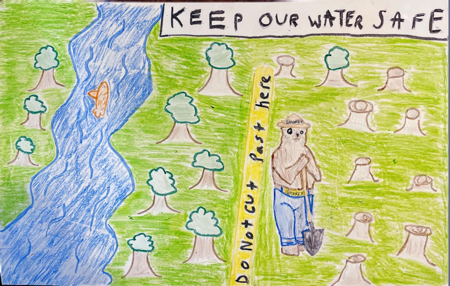 Poster artwork created by Mario from Cape Fear Middle School