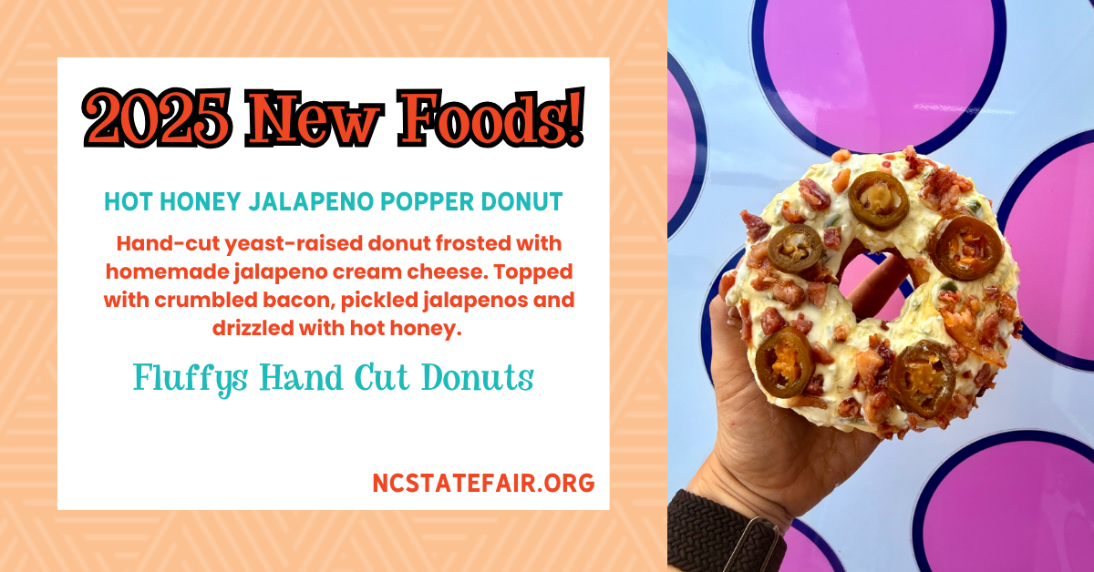 Hot Honey Jalapeno Popper Donut (savory)