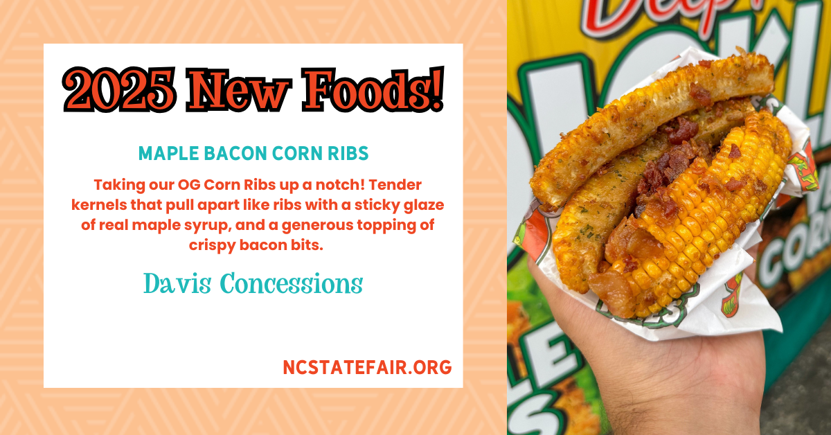 Maple Bacon Corn Ribs (savory)