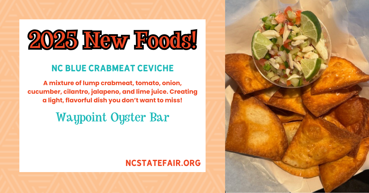 North Carolina blue crab meat ceviche (savory)