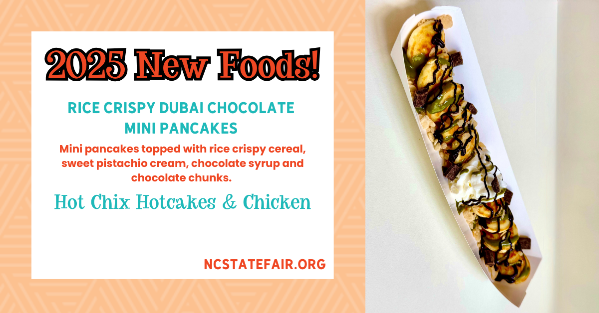 Rice Crispy Dubai Chocolate Mini Pancakes (sweet)