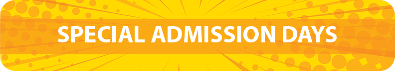 Special Admission Days