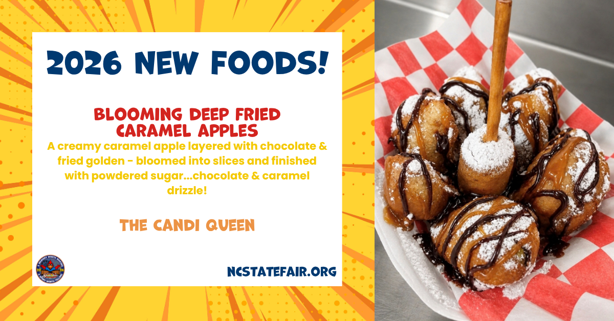 Blooming deep fried caramel apples (sweet)