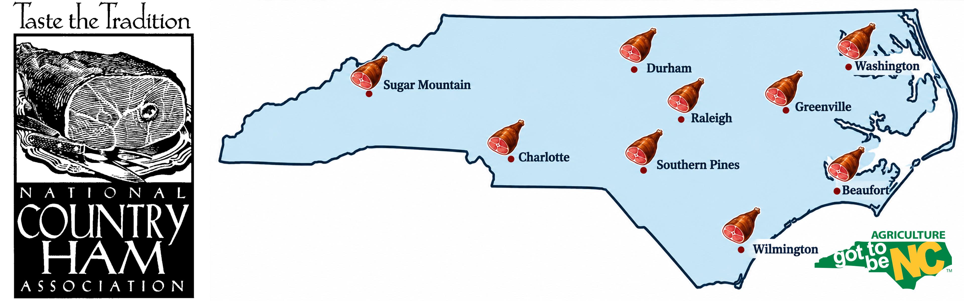 country ham map